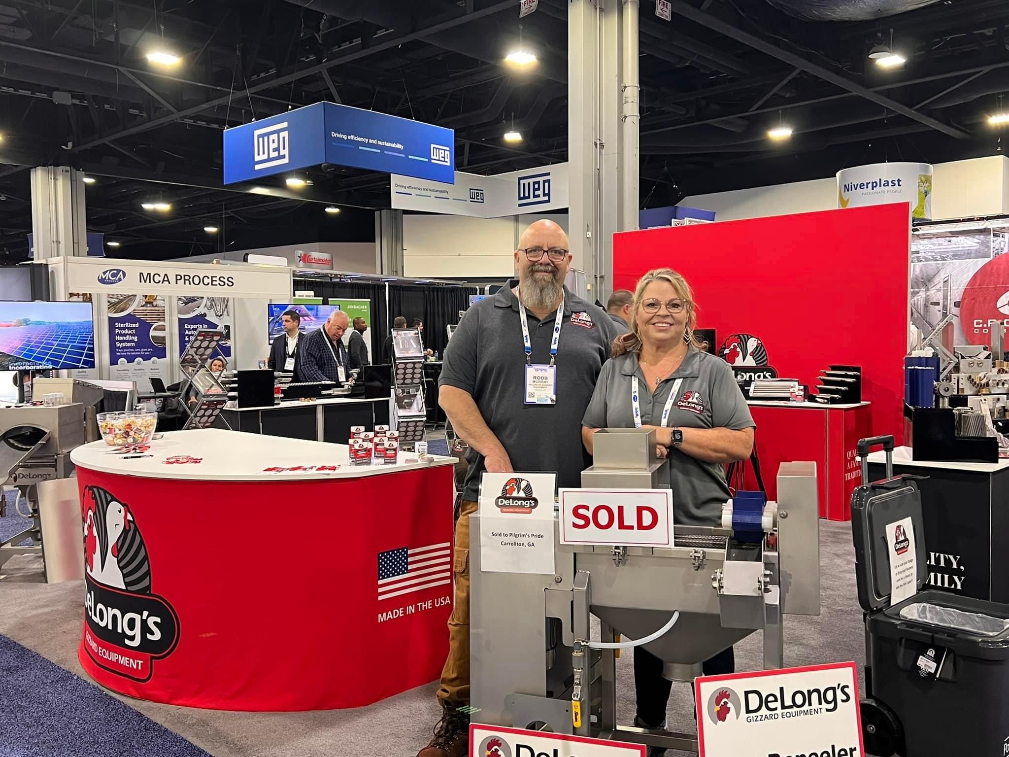 The DeLong's team at the IPPE event.